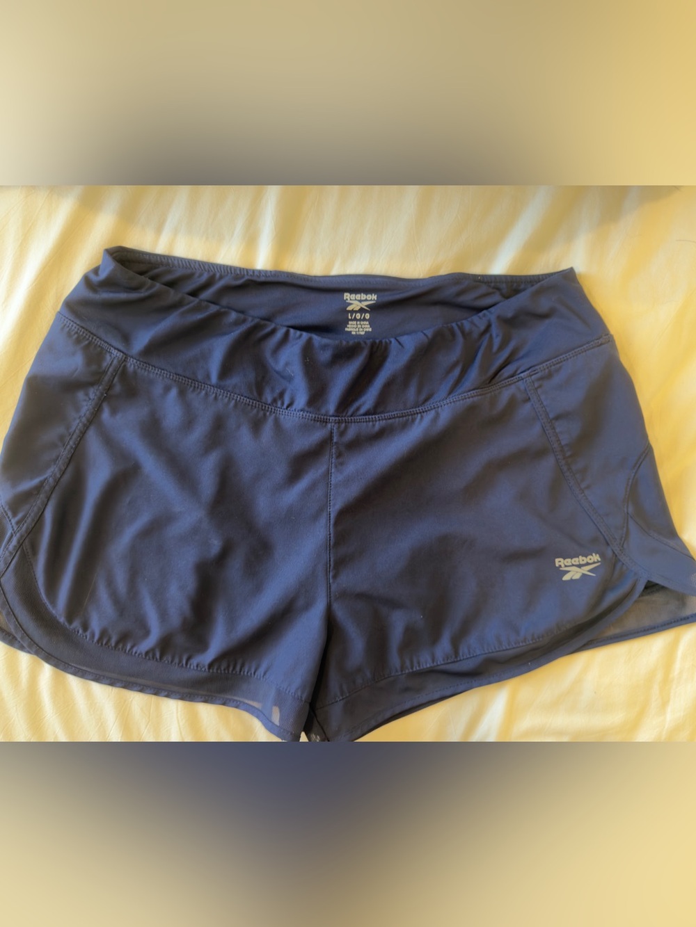 Reebok Women's Dark Navy Athletic Shorts